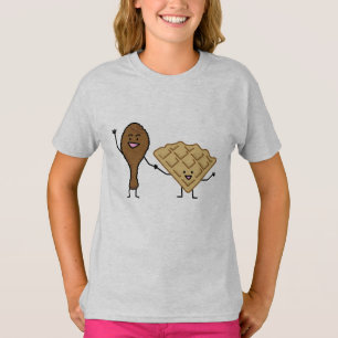 Camiseta Pollo y galletas americanos y el cocinar