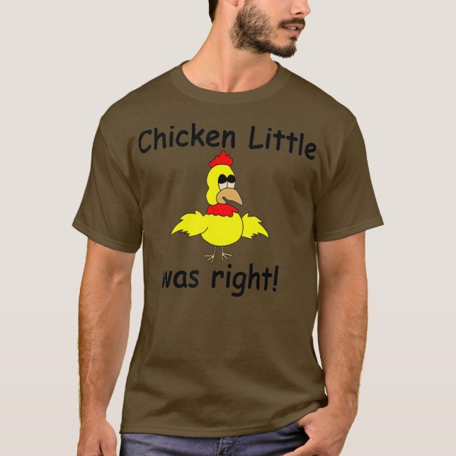 Camiseta Pollo y poco era justo que el cielo se estuviera v (Anverso)