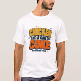Camiseta Pollo y una Lata de Coca-Cola - Diseño de Meme Sco