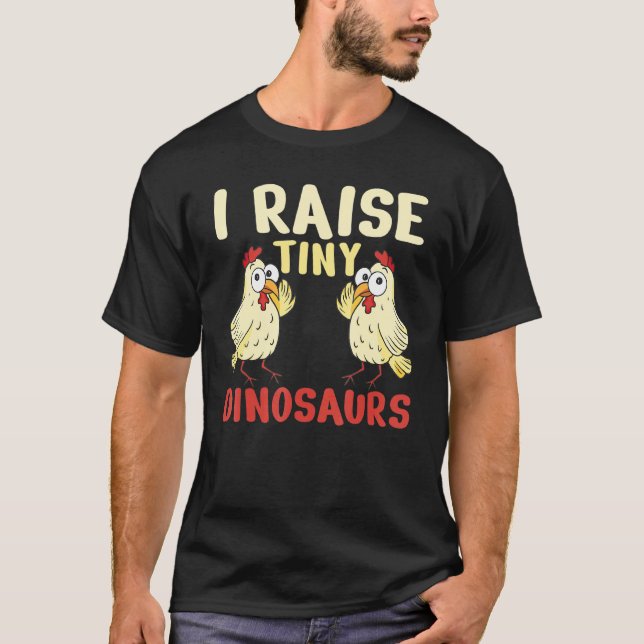Camiseta Pollos Crío Dinosaurios Pequeños (Anverso)