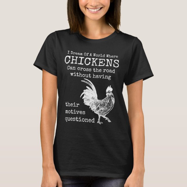 Camiseta Pollos de animales e Guay Scoop (Anverso)
