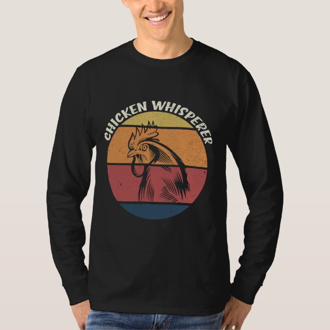 Camiseta Pollos de cría de animales de granja retro (Anverso)
