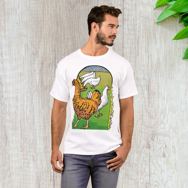 Camiseta Pollos de granja (Subido por el creador)