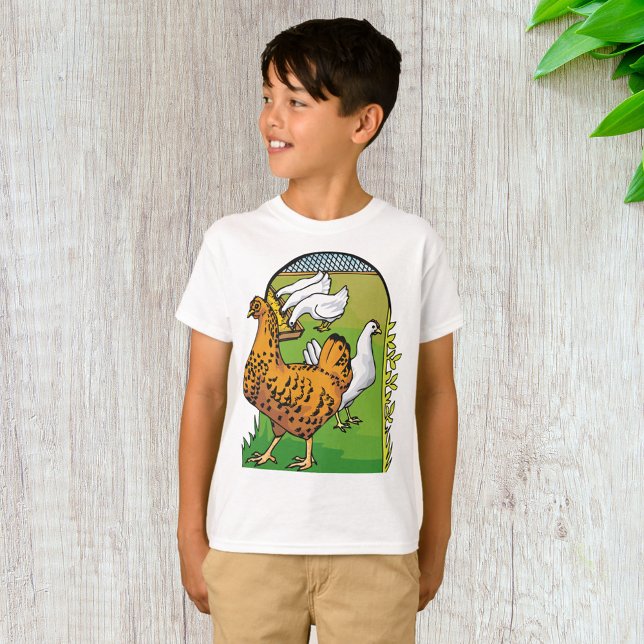 Camiseta Pollos de granja (Subido por el creador)