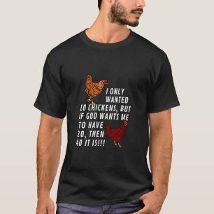Camiseta Pollos de granja Ilustracion Funny Chicken Math T 