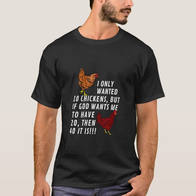 Camiseta Pollos de granja Ilustracion Funny Chicken Math T  (Anverso)