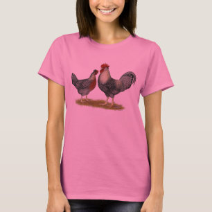 Camiseta Pollos de la barra de la garganta