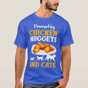 Camiseta Pollos de pollo con nuggets Shirny Cat Lover Chick