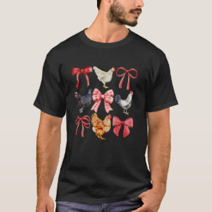 Camiseta Pollos de pollo de Coquette y arcos acuáticos T S