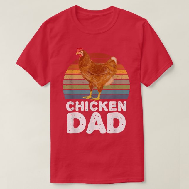 Camiseta Pollos de pollo de Hen Cockerel Ropa de los Agricu (Diseño del anverso)