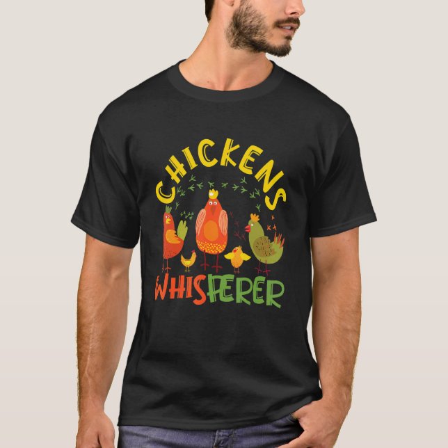 Camiseta Pollos de pollo y gallinas para los granjeros (Anverso)