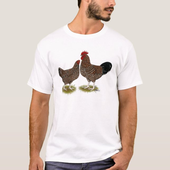 Camiseta Pollos de Sussex afilados (Anverso)