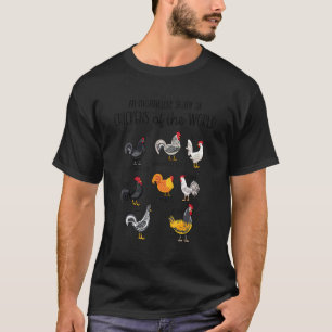 Camiseta Pollos Del Mundo Agricultura Granja Avicultura Gra