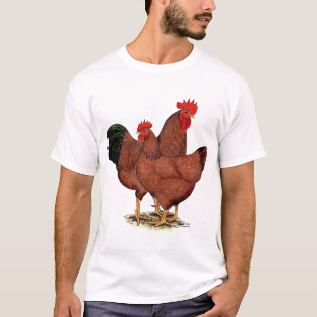 Camiseta Pollos del rojo de la producción (Anverso)