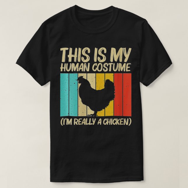 Camiseta Pollos divertidos para hombres mujeres agricultora (Diseño del anverso)