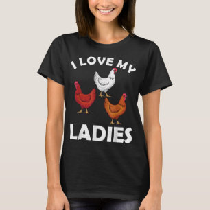 Camiseta Pollos divertidos para hombres mujeres Pollo Moda 