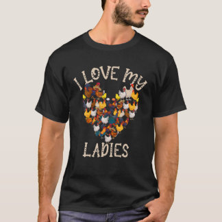 Camiseta Pollos divertidos para hombres mujeres Pollo Moda 
