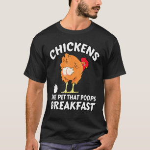 Camiseta Pollos El Mascota Que Hace Caca Desayuno Pollo 3