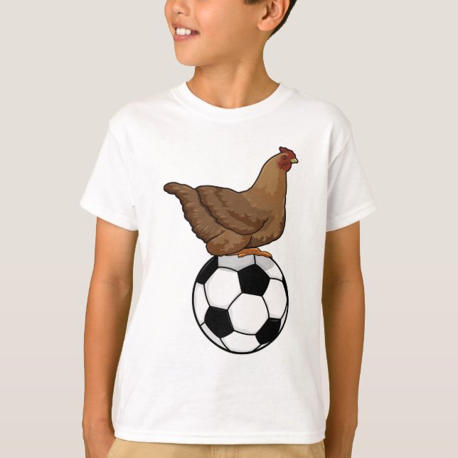 Camiseta Pollos en deportes de fútbol (Anverso)