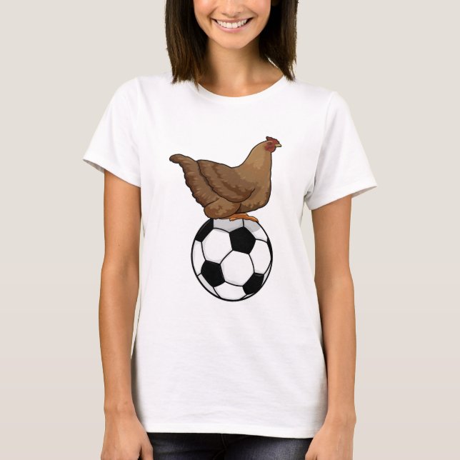 Camiseta Pollos en deportes de fútbol (Anverso)
