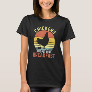 Camiseta Pollos Las Mascotas Que Defecan El Desayuno