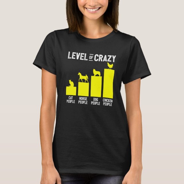 Camiseta Pollos locos de pollo (Anverso)