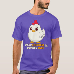 Camiseta Pollos Malvados Lay Huevos Derivados Costume Hallo