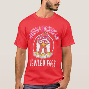 Camiseta Pollos Malvados Lay Huevos Derivados Costume Hallo