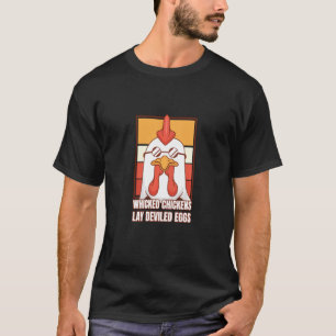 Camiseta Pollos Malvados Lay Huevos Derivados Costume Hallo