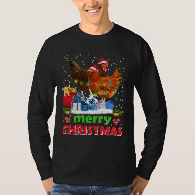 Camiseta Pollos Navidades Pollos Navidad C (Anverso)