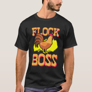 Camiseta Pollos Para Hombres Y Mujeres Rebaño El Chick Jefe