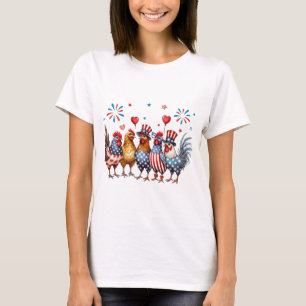 Camiseta Pollos patrióticos