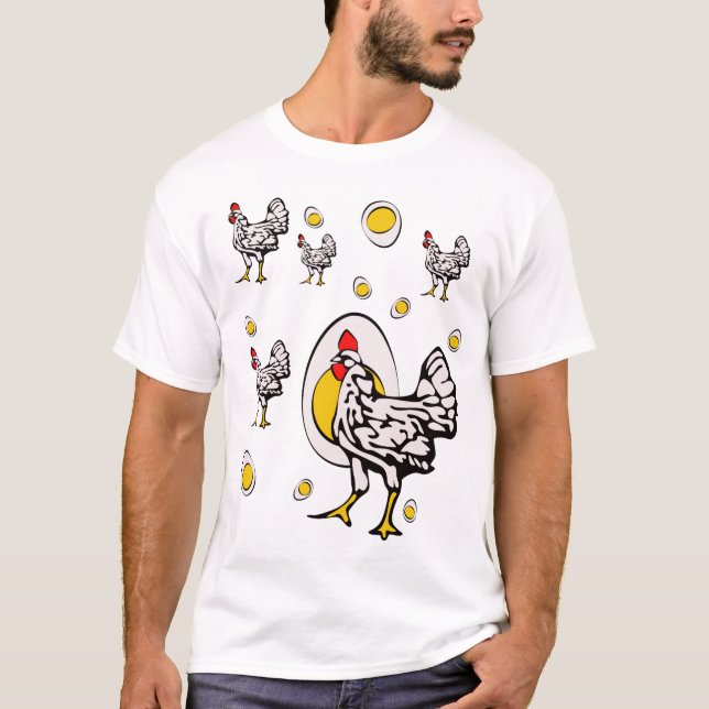 Camiseta Pollos retro (Anverso)