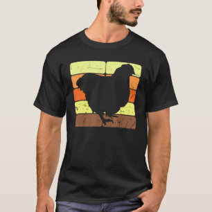 Camiseta Pollos Retro Aves Gallina Gallinas Pollo Ave Galli