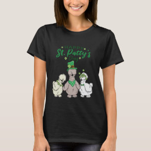 Camiseta Pollos Sedosos Silkie Feliz Día de San Patricio