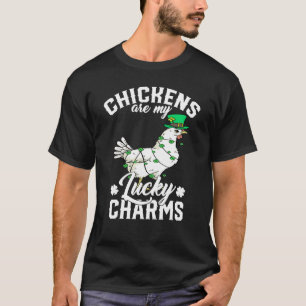 Camiseta Pollos Son Mis Amuletos De La Suerte Día De San Pa
