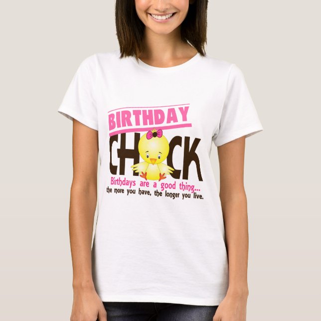 Camiseta Polluelo 4 del cumpleaños (Anverso)