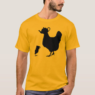 Camiseta Polluelo amarillo de la tetera del pollo