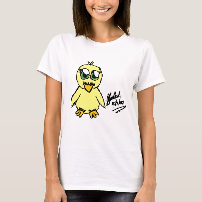 Camiseta POLLUELO de Chibi Pascua (Anverso)