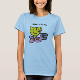 Camiseta Polluelo de Deac con la toalla y el lavabo