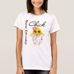 Camiseta Polluelo de la enfermera de la carrera - educador