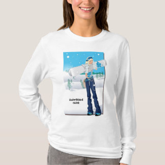 Camiseta Polluelo de la snowboard