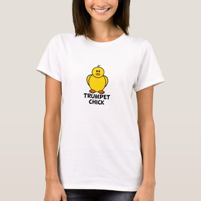 Camiseta Polluelo de la trompeta (Anverso)