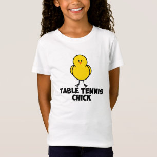 Camiseta Polluelo de los tenis de mesa