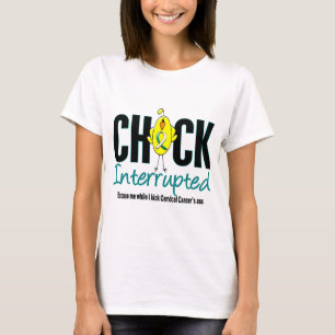 Camiseta Polluelo del cáncer de cuello del útero