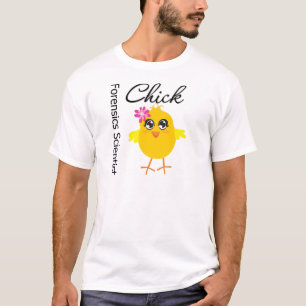 Camiseta Polluelo del científico de la medecina legal
