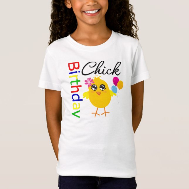 Camiseta Polluelo del cumpleaños (Anverso)