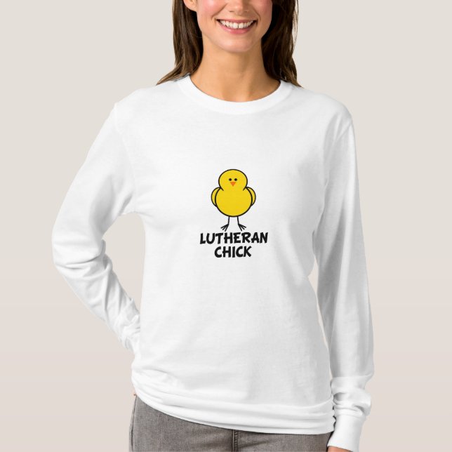 Camiseta Polluelo del Lutheran (Anverso)