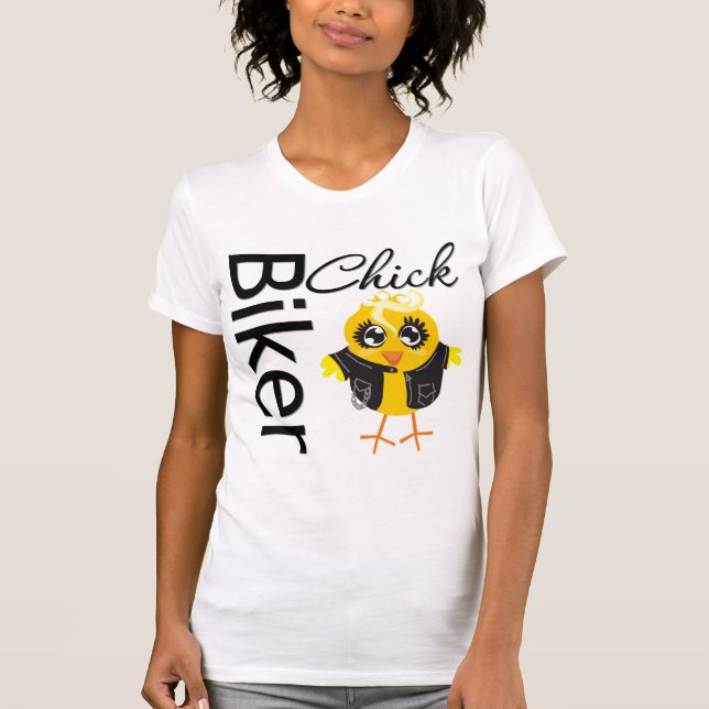 Camiseta Polluelo del motorista (Anverso)