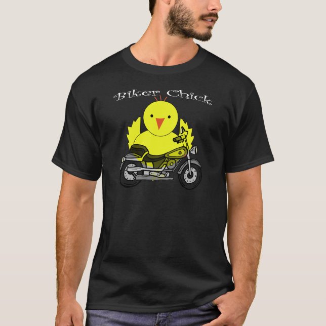 Camiseta Polluelo del motorista (Anverso)